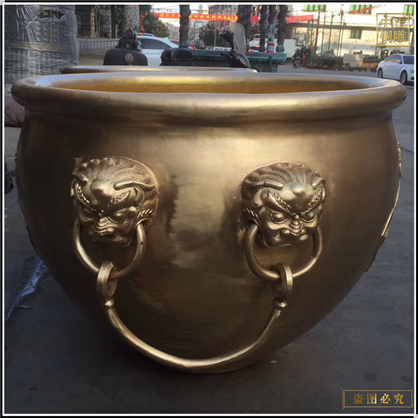 制作青銅缸家用銅缸設(shè)計